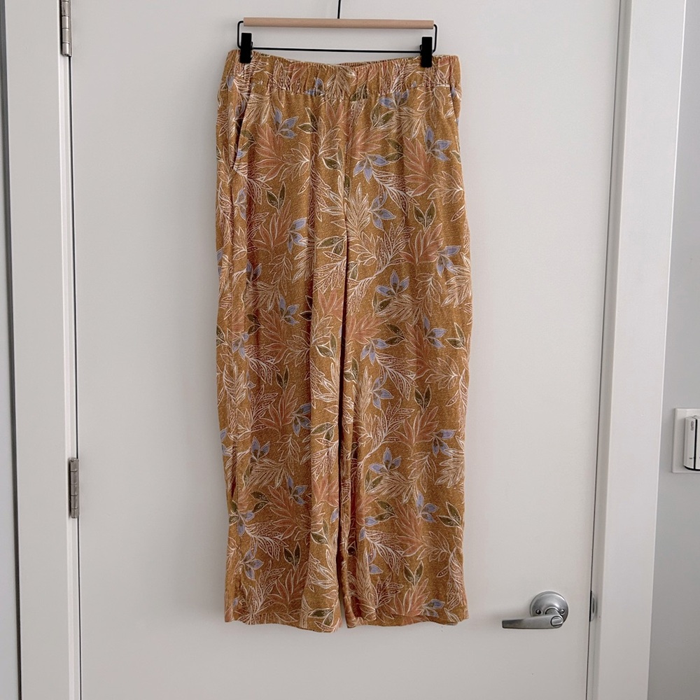 100% Linen Straight Leg Pant